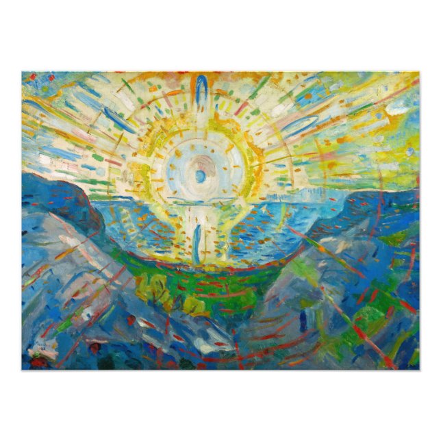 Foto El sol de Edvard Munch (Frente)