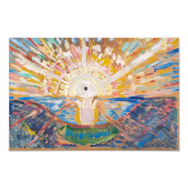 Foto El Sol | Edvard Munch | (Frente)