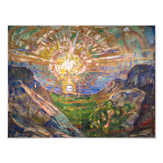 Foto El Sol | Edvard Munch | (Frente)