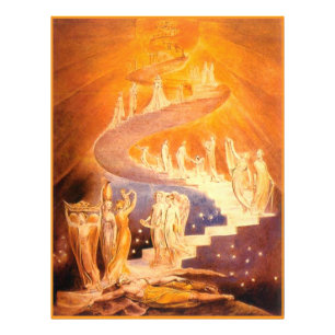 Foto El sueño de Jacob de William Blake