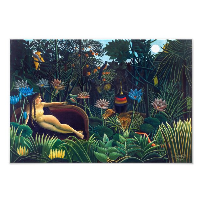 Foto El sueño | Henri Rousseau | (Frente)