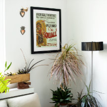 El Teatro Federal Vintage La Impresión Del Poster 