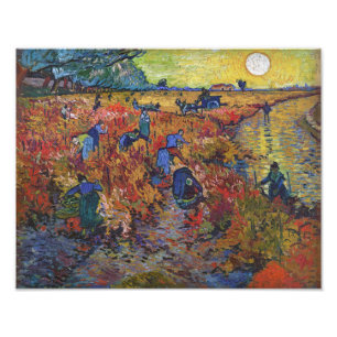 Foto El Viñedo Rojo   Vincent van Gogh  