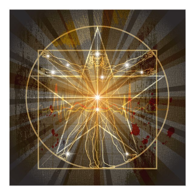 Foto El Vitruviano En Pentagram (Frente)