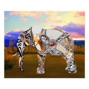Foto Elefante de reloj