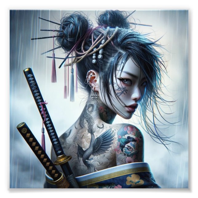 Foto Elegancia de guerrero-un baile de sombra y oro (Frente)