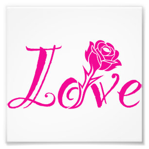 Foto Elegancia floral: amor ilustrado con Rosa