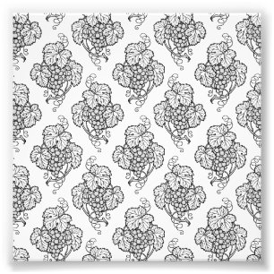 Foto Elegant Black White Grape Bunches Wine Fruit Lover