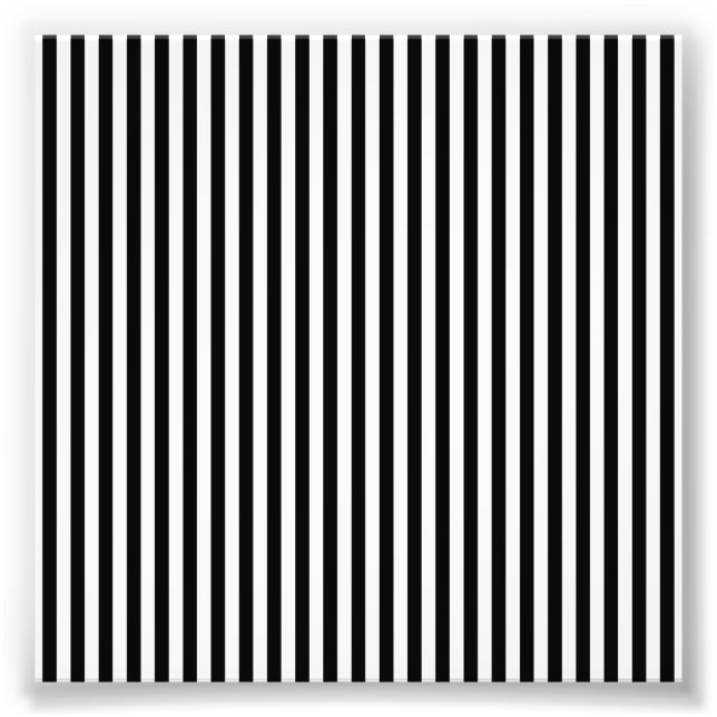 Foto Elegant Black White Vertical Lines Geometric (Frente)
