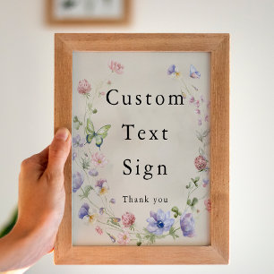 Foto Elegante Boda Personalizado Rótulo de texto Post