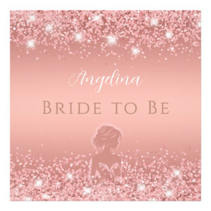 Foto Elegante Brindis de Boda con Brillo Dorado Rosa de