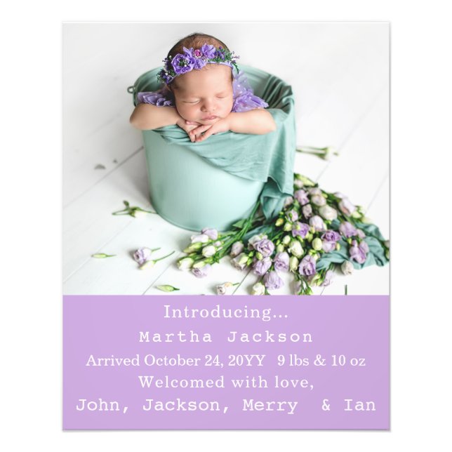 Foto Elegante Chica recién nacida Recién nacido de guar (Frente)