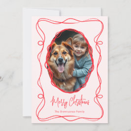 Foto elegante de Navidad rosa