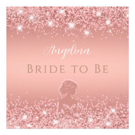 Foto Elegante Lluvia Dorada Rosa de Lujo para Bridal Sh