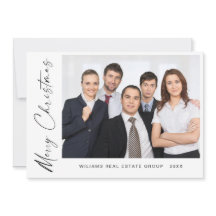 Foto elegante minimalista de Navidad corporativa