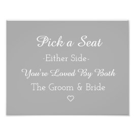 Foto Elegir un asiento en cualquiera de los lados