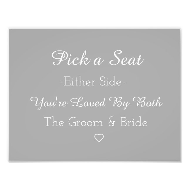 Foto Elegir un asiento en cualquiera de los lados (Frente)