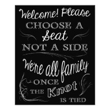 Elegir un asiento no un lado