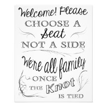 Elegir un asiento no un lado