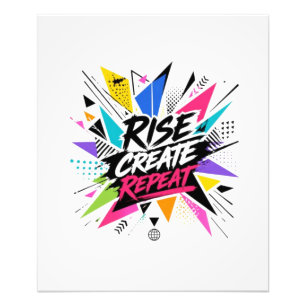 Foto Elevar Crear Repetir Cita Motivacional Inspiradora