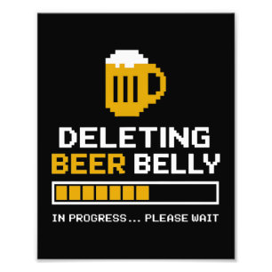 Foto Eliminando Belly de cervezas Espere la barra de ca