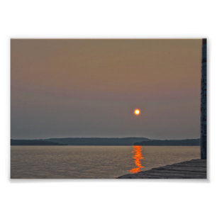 Foto Elk Lake Sunrise, Michigan