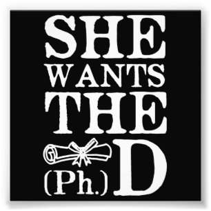 Foto Ella quiere el PhD
