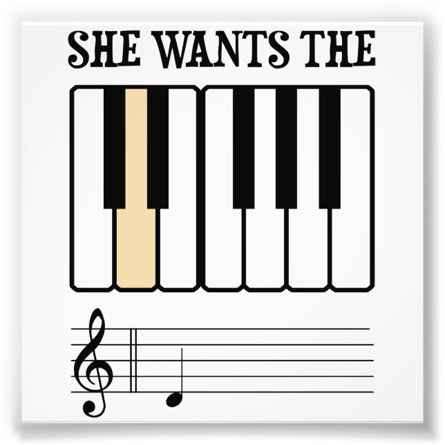 Foto Ella quiere la música D Piano (Frente)
