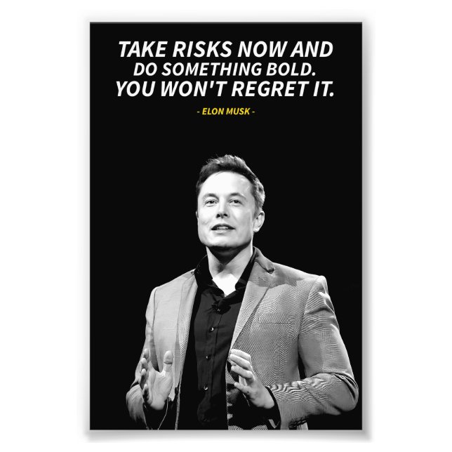 Foto Elon musk Photo Enlargement (Frente)