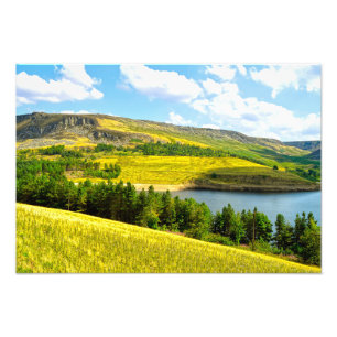 Foto Embalse de Dovestone al sol de verano