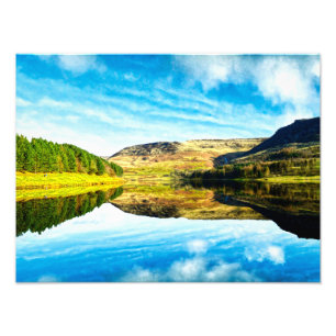 Foto Embalse Dovestone en invierno