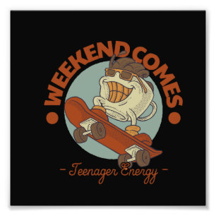 Foto emblema personalizado de skateboarder taza de café