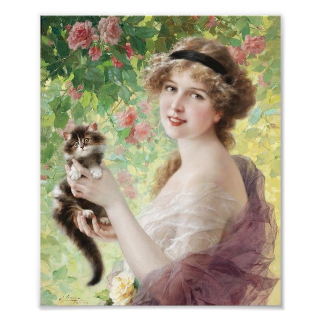 Foto Emile Vernon Precious Kitten Print (Frente)