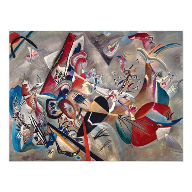 Foto En el gris de Wassily Kandinsky (Frente)