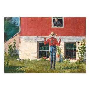 Foto En el jardín   Winslow Homer  