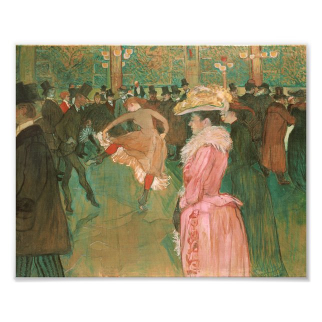 Foto En el Moulin Rouge de Toulouse-Lautrec - Poster (Frente)