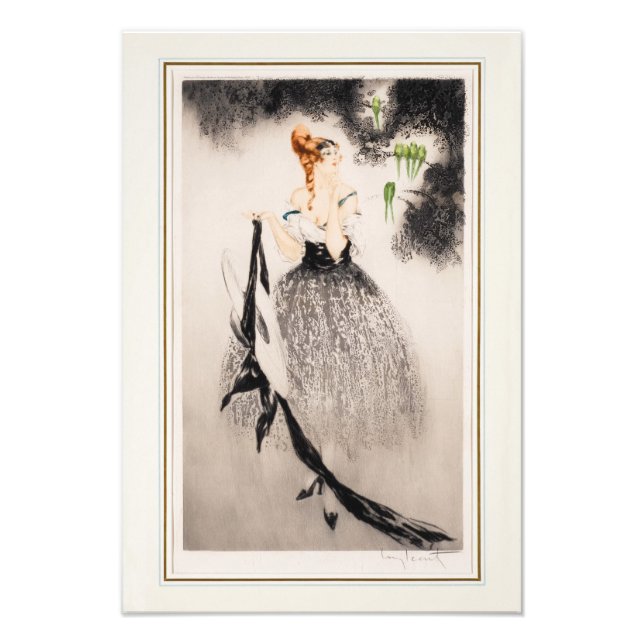 Foto En el nido, 1922 por Louis Icart (Frente)