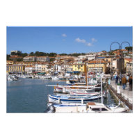 En el puerto del pueblo de Cassis. Pesca y