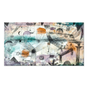 Foto En el Reino del Aire Paul Klee Póster