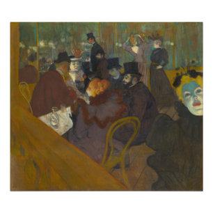 Foto En el Rouge por Henri de Toulouse-Lautrec