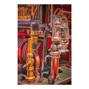 Foto En El Viejo Camión De Fuego