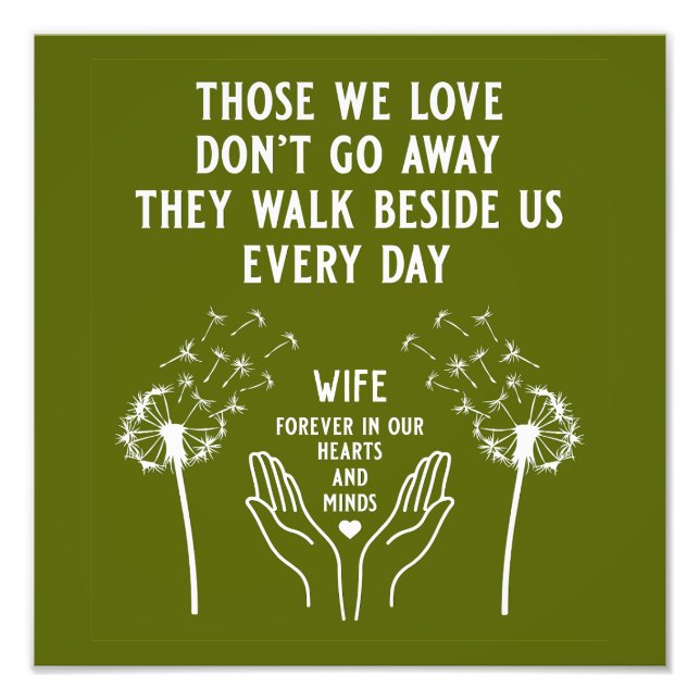 Foto En la recepción funeraria de memoria (Frente)