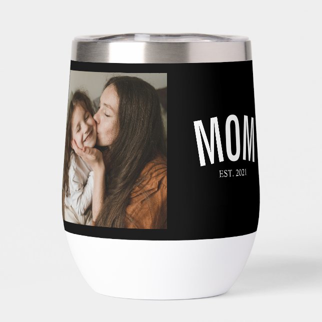 Foto en negro establecida Minimal Mom (Trasero)
