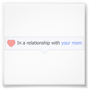 Foto En una relación con su mamá