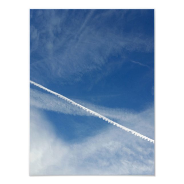 Foto encaje blanco en el cielo (Frente)