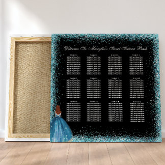 Foto Encantador gráfico de asientos de Princesa Turques