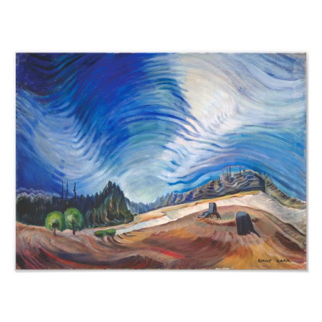 Foto Encima del hoyo de grava | Emily Carr | (Frente)