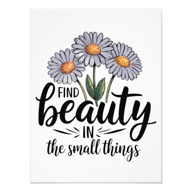 Foto Encontrar belleza en las cosas pequeñas (Frente)