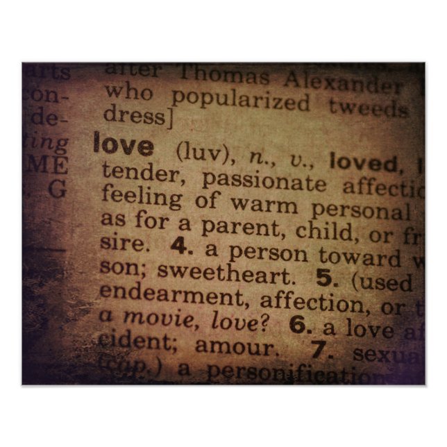 Foto Encontrar significado - Amor (Frente)