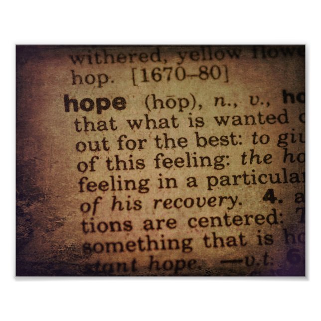 Foto Encontrar significado - Esperanza (Frente)